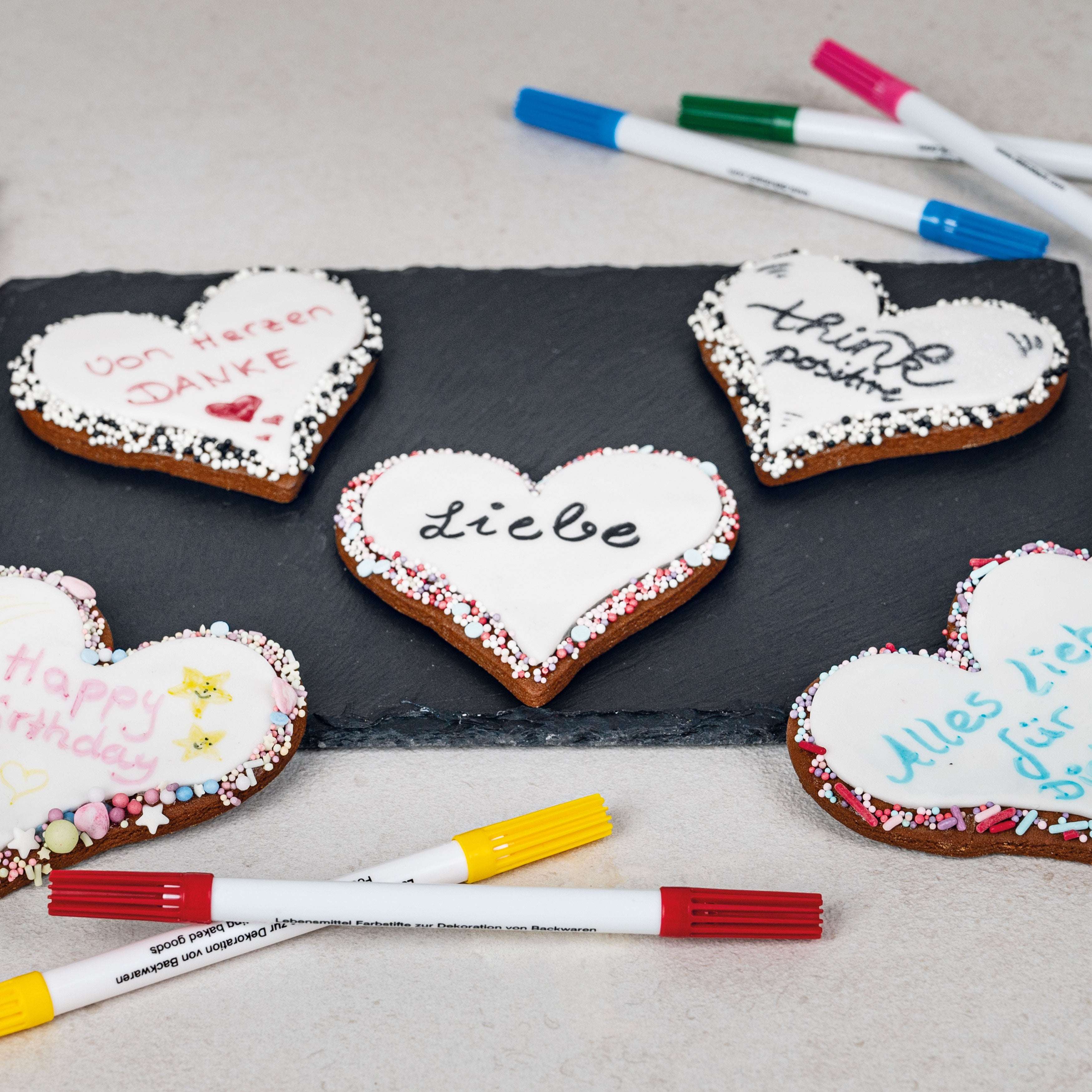 decocino-lebensmittelfarbstifte-3-tlg-schwarz-rosa-gelb-mit-doppelspitze image 2