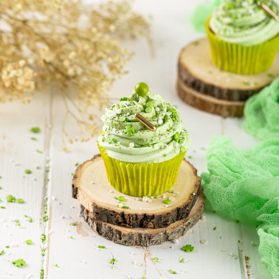 super-streusel-superglitzerpuder-gr-n-essbarer-glitzer-f-r-torten-drinks image 4