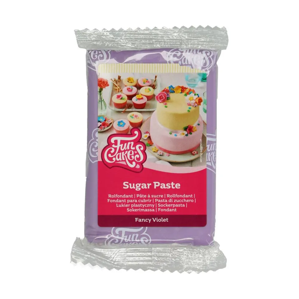 funcakes-sugar-paste-rollfondant-fancy-violet-250-g image 1