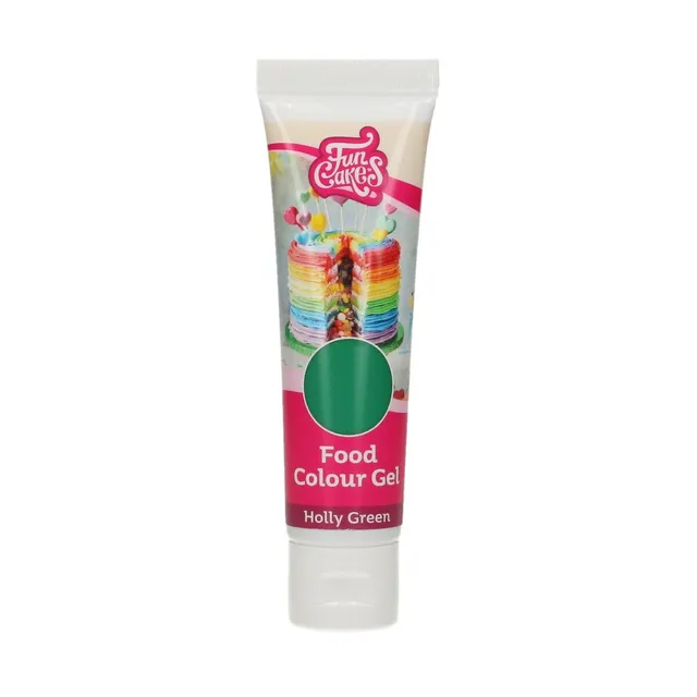 funcakes-food-colour-gel-holly-green-lebensmittelfarbe-30-g image 1