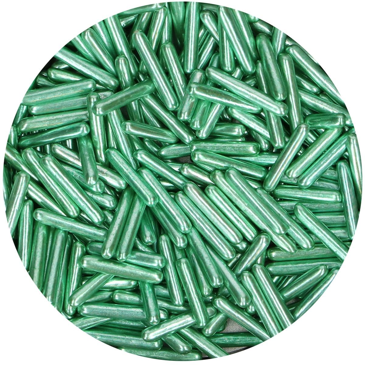 funcakes-metallic-sugar-rods-xl-zuckerstreusel-green-70-g-ca-2-cm image 2
