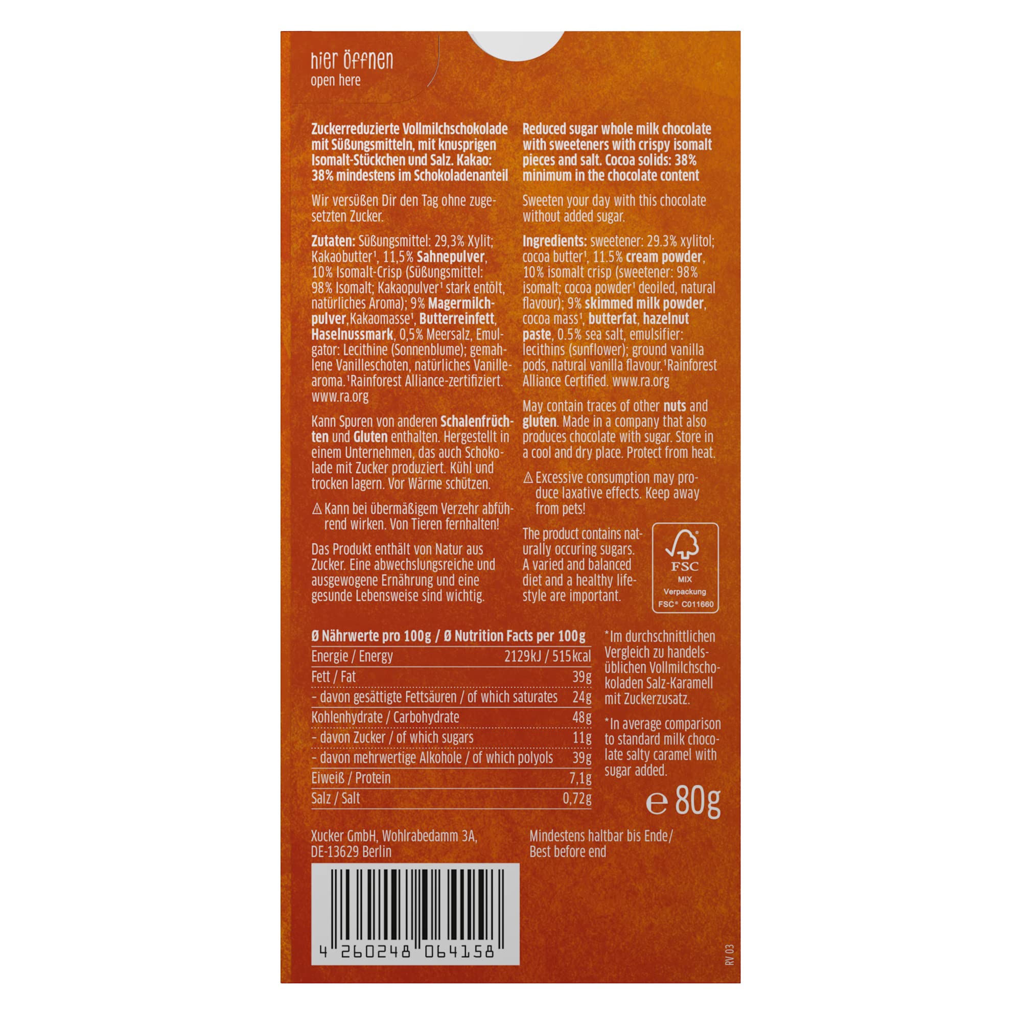 xucker-salz-xaramell-schokolade-vollmilch-mit-xylit-80-g image 2