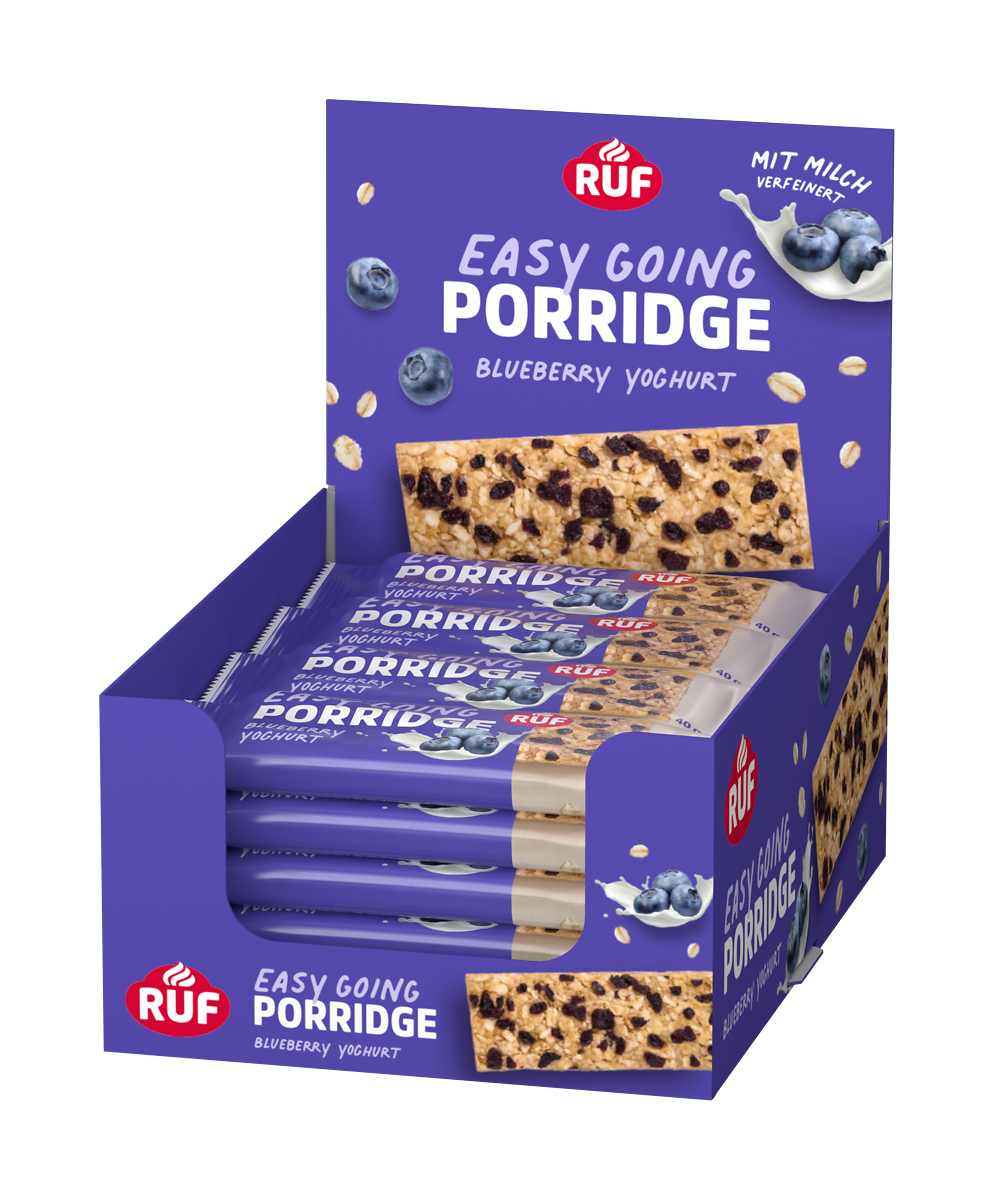 ruf-porridge-riegel-blueberry-yoghurt-16er-box-haferriegel-vorrat image 1