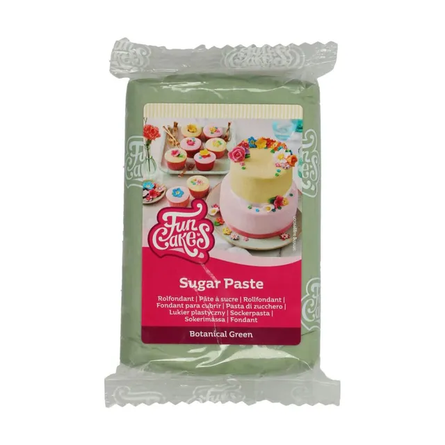 funcakes-sugar-paste-rollfondant-botanical-green-250-g-zuckerpaste-gr-n image 1
