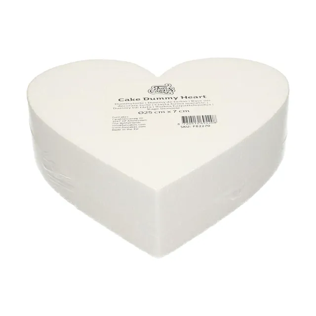 funcakes-cake-dummy-herz-25-cm-x-7-cm-wei image 1