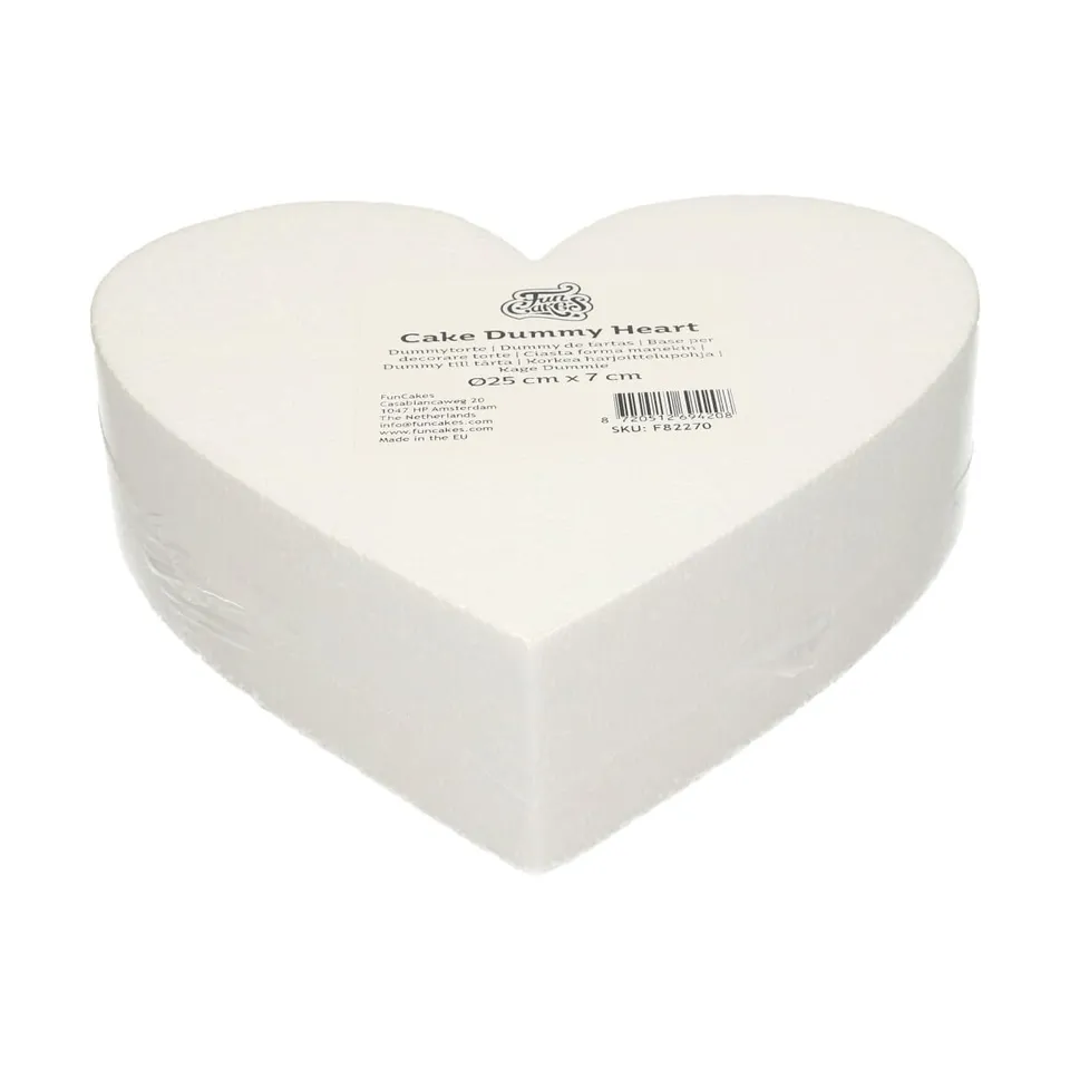 funcakes-cake-dummy-herz-25-cm-x-7-cm-wei image 1