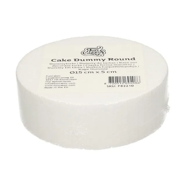 funcakes-cake-dummy-rund-15-cm-x-5-cm-wei image 1