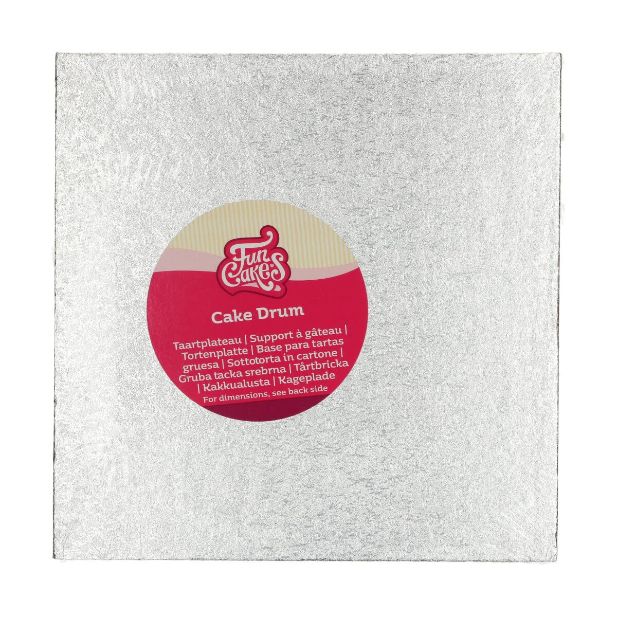 funcakes-cake-drum-square-tortenunterlage-silber-30-5-cm image 7