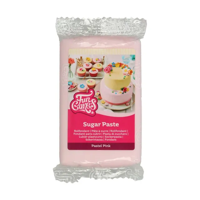 funcakes-rollfondant-sugar-paste-pastellrosa-250-g image 1