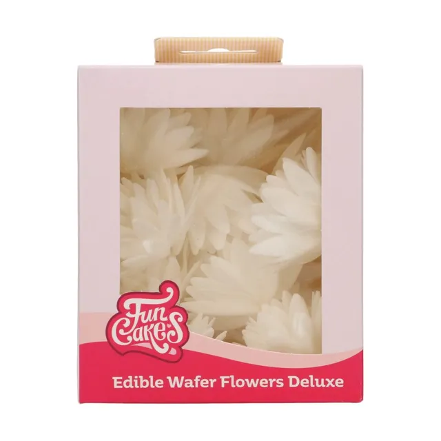 funcakes-edible-wafer-flowers-essbare-blumen-aster-white-14-st-ck image 1