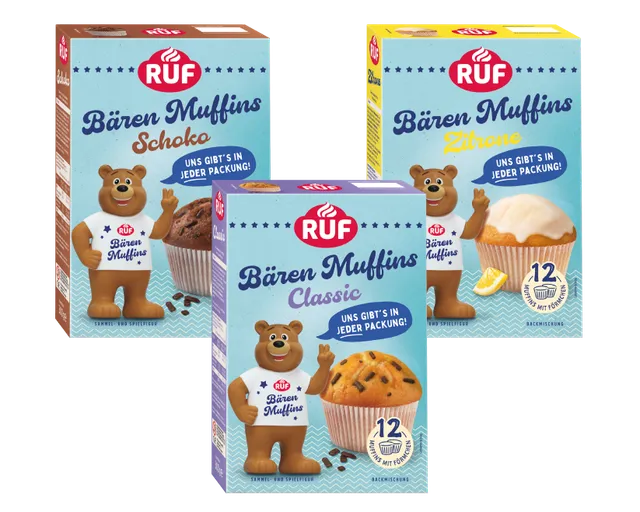 ruf-b-ren-muffins-set-3-st-ck-classic-zitrone-schoko image 1