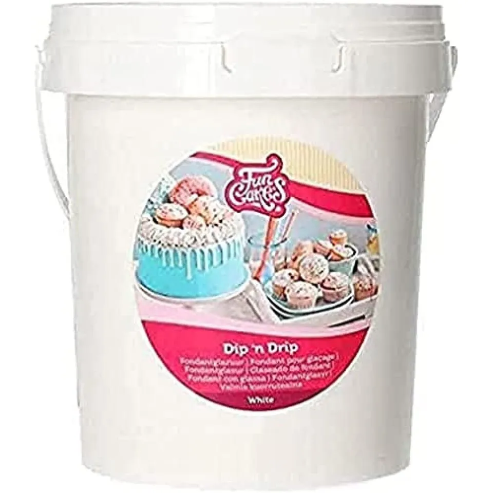 funcakes-dip-n-drip-zuckerglasur-white-1-kg image 1