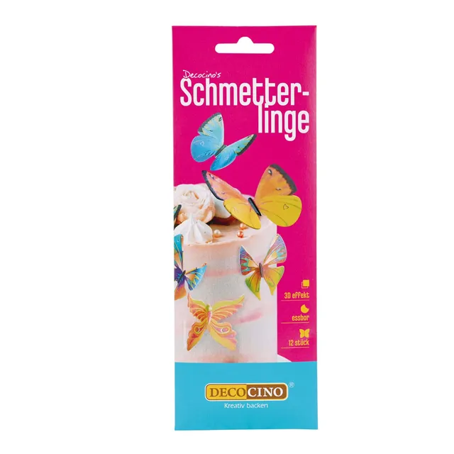 decocino-oblaten-schmetterlinge-schmal-12-st-ck-esspapier-kuchendeko image 1