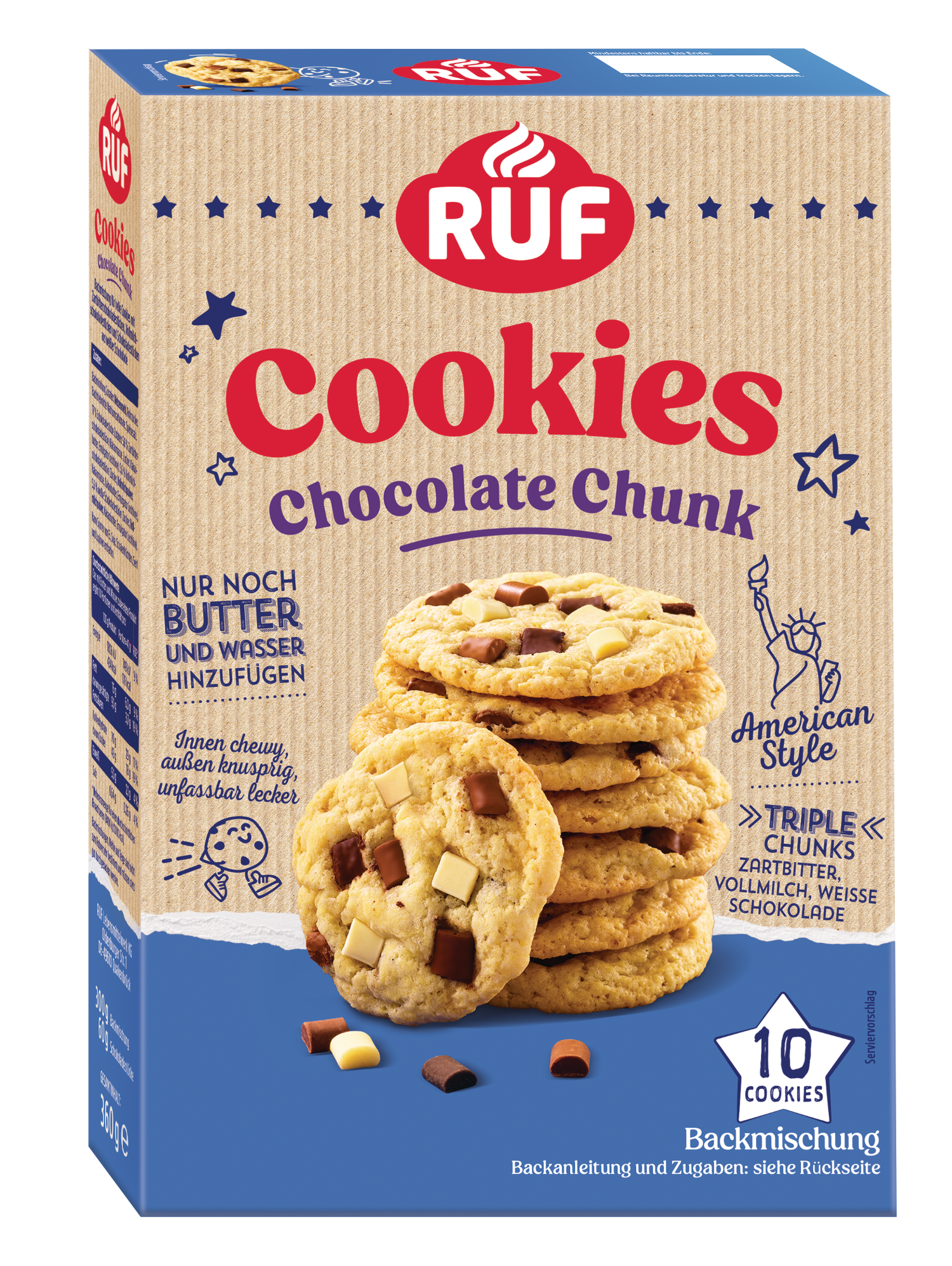 ruf-cookies-chocolate-chunk-backmischung-amerikanisch image 1