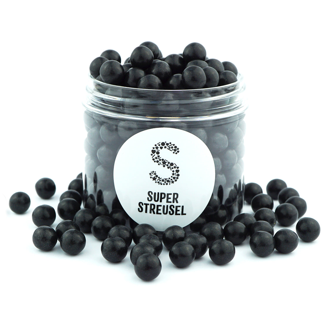 super-streusel-schokokugeln-schwarz-soft-pearls-f-r-torten image 2