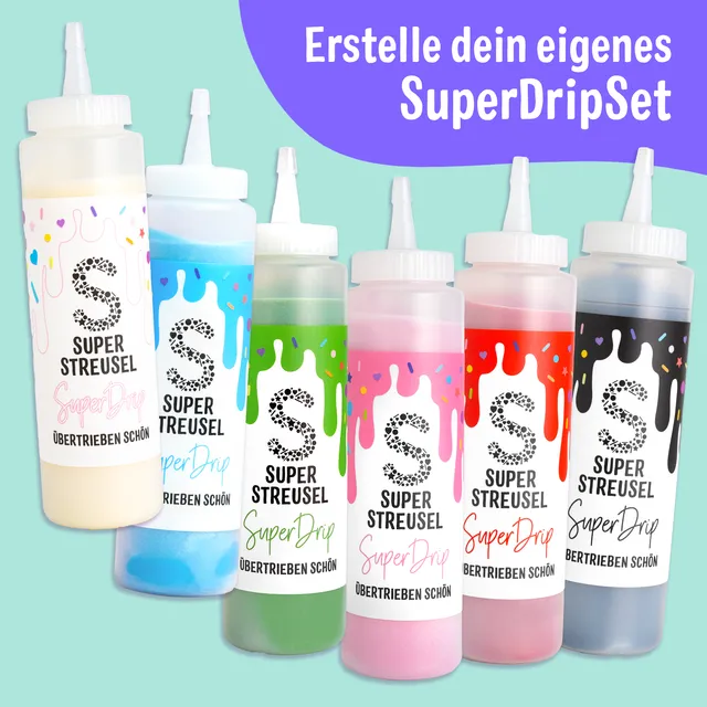 super-streusel-superdrip-6er-set-300g-kuchenglasur-nach-wahl image 1
