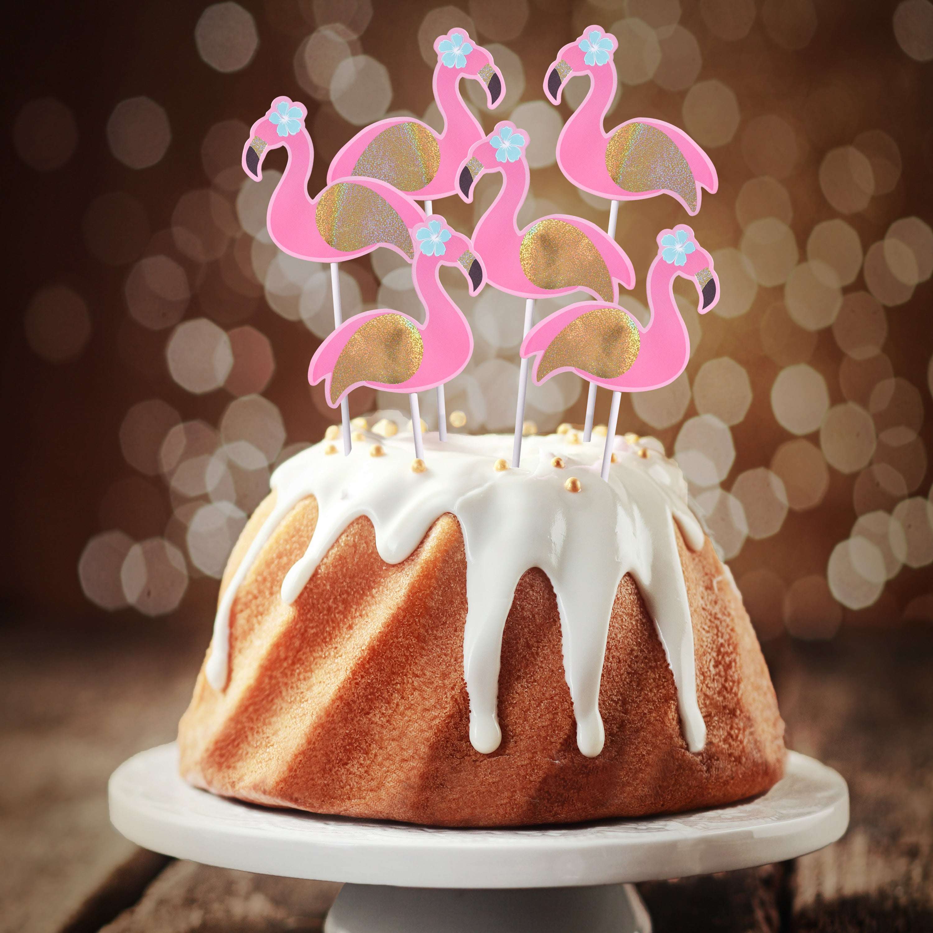 decocino-cake-topper-flamingo-6-tlg-by-amira-glitzer-tortendeko image 2