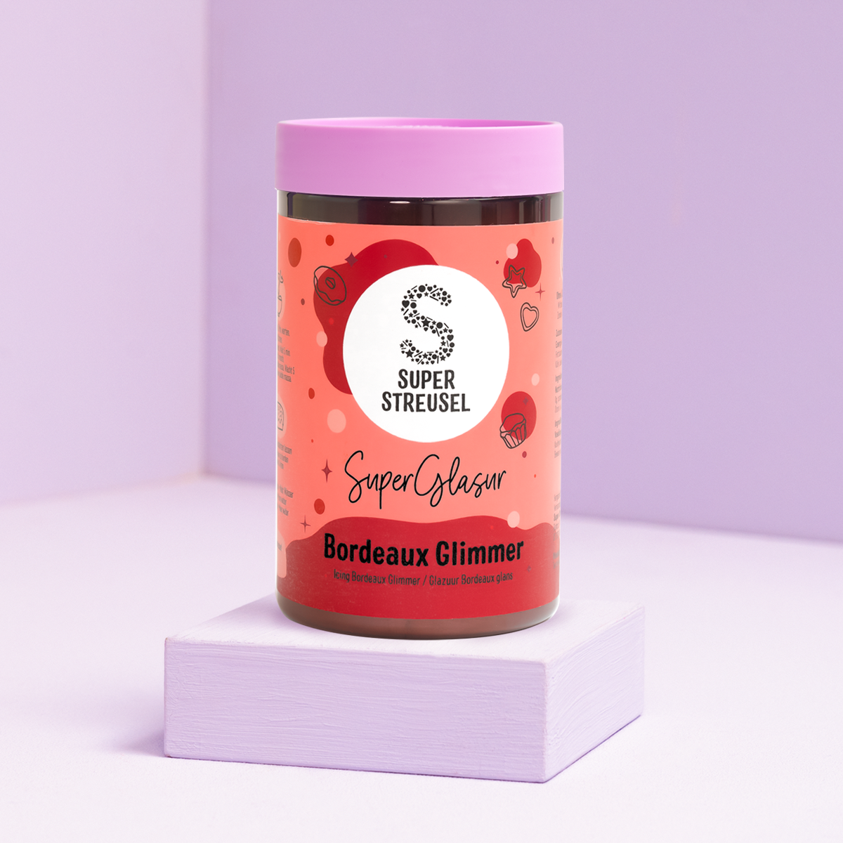 super-streusel-superglasur-bordeaux-glimmer-zuckerglasur-zum-kalt-anr-hren image 1