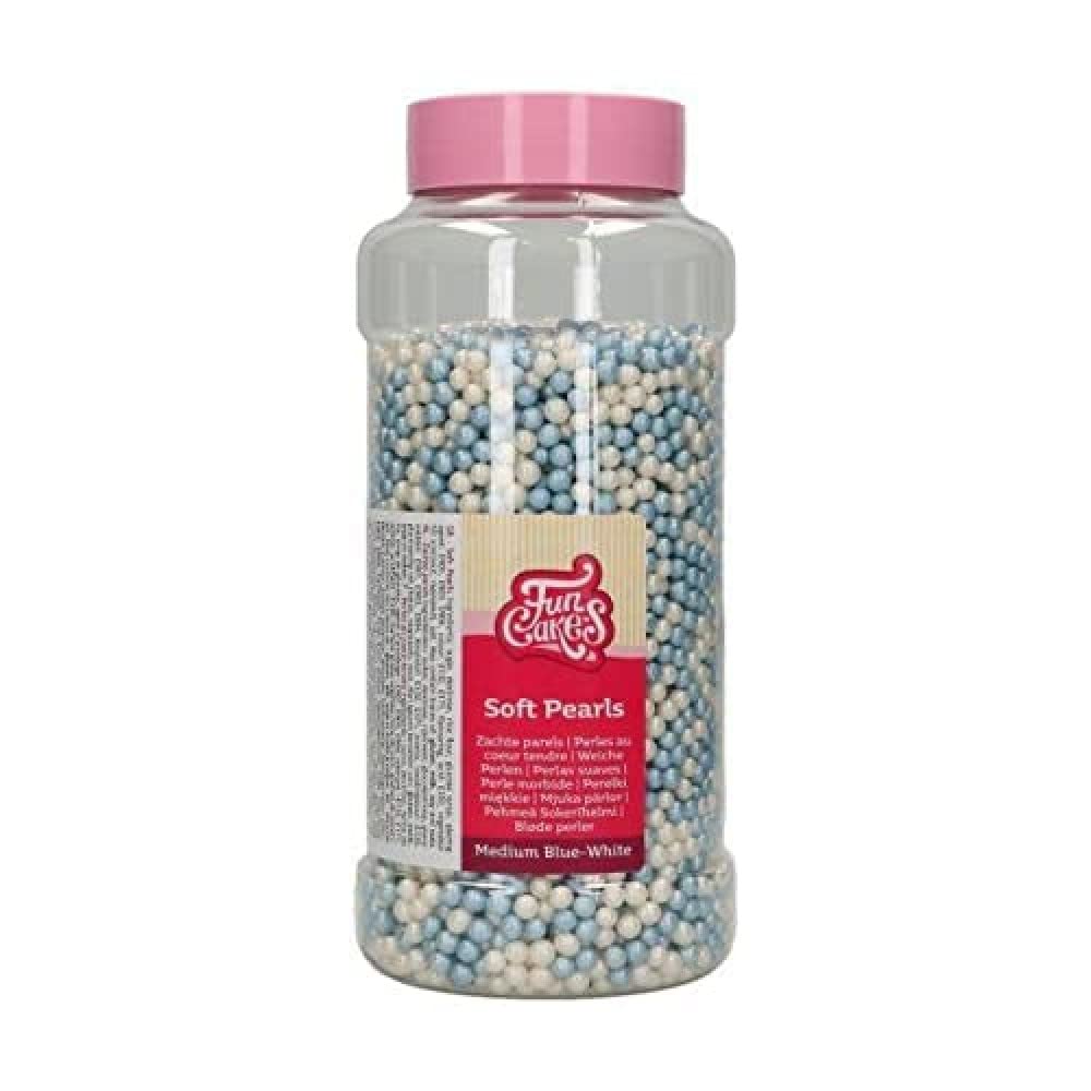 funcakes-soft-pearls-zuckerperlen-medium-rosa-white-500-g image 4