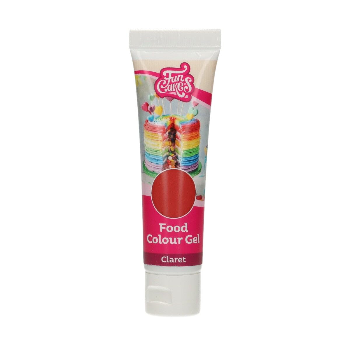 funcakes-food-colour-gel-claret-bordeauxrot-30-g image 1