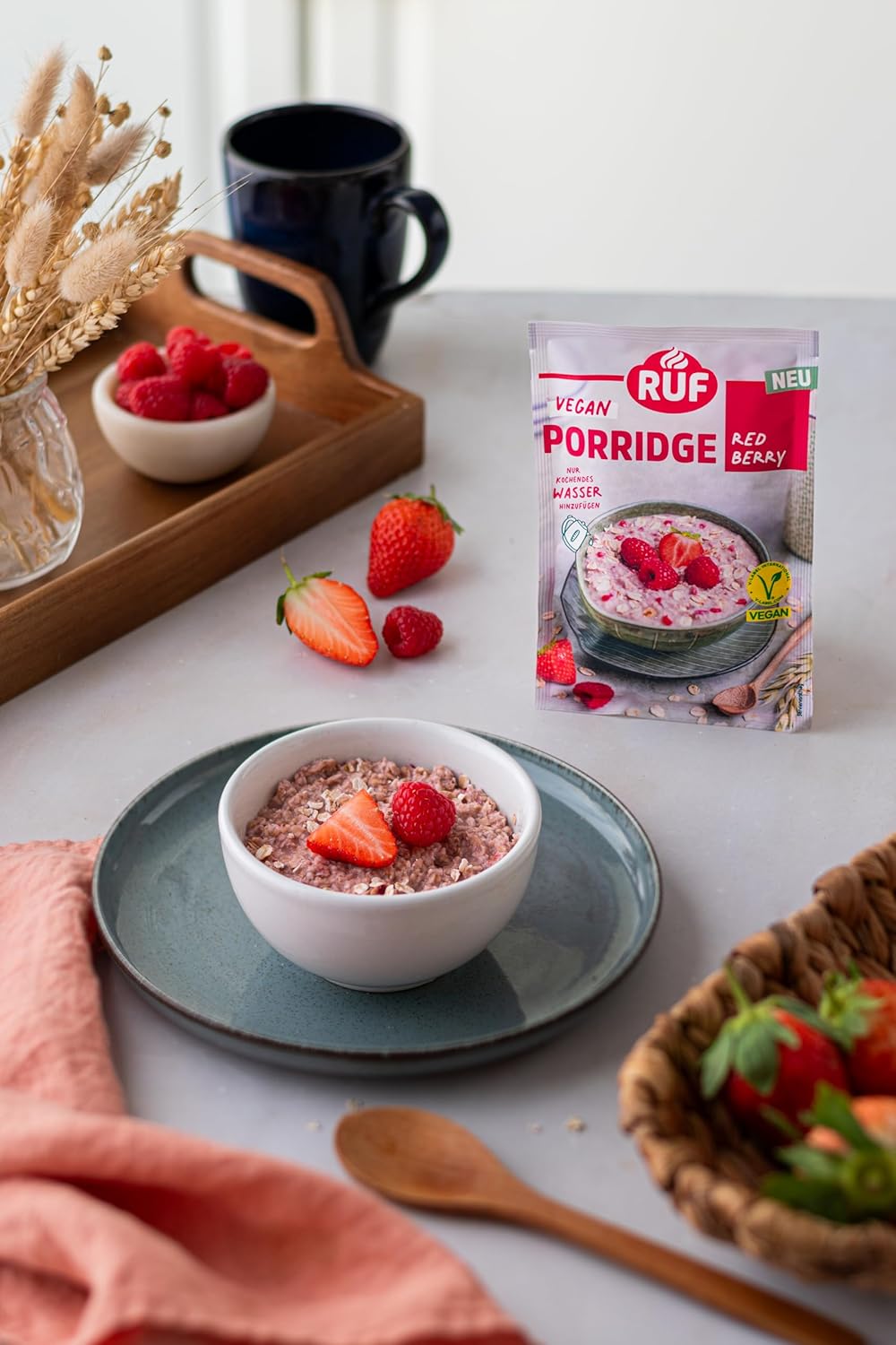 ruf-porridge-red-berry-veganes-instant-porridge image 2