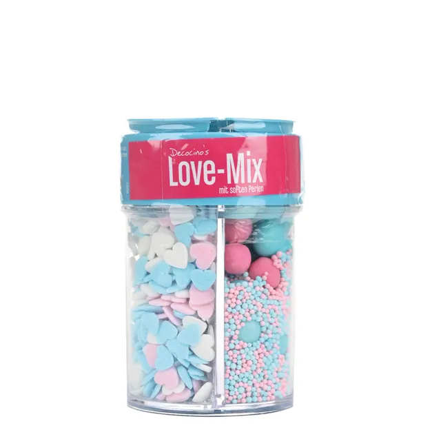decocino-streusel-mix-love-4-sorten-herz-streusel-in-pastell image 1
