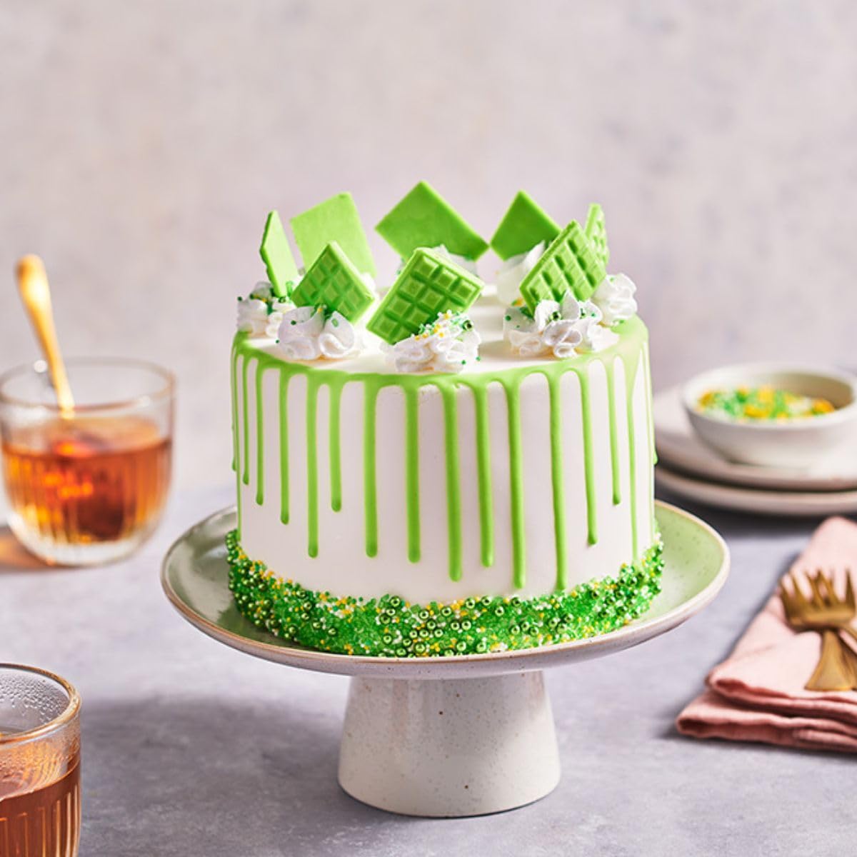 funcakes-cake-drip-zuckerglasur-springgreen-gr-n-180-g image 2