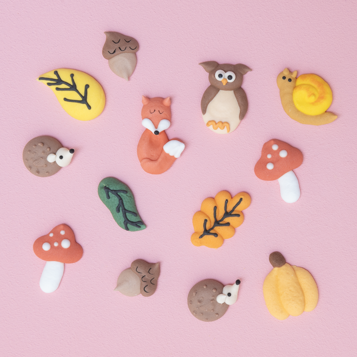 super-streusel-superdinger-waldwichtel-handgemachte-zuckerfiguren-herbstdesign image 2