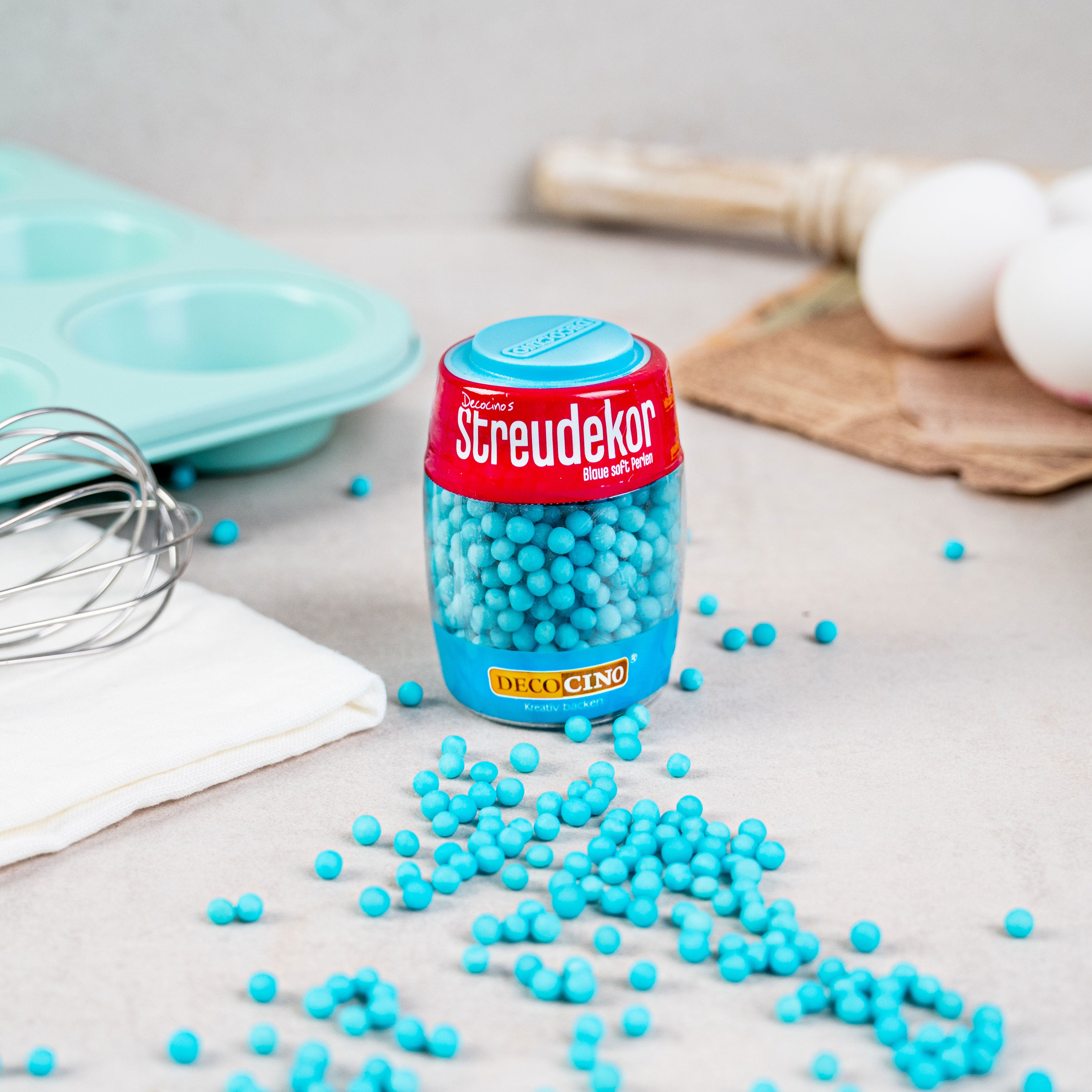 decocino-streudekor-perlen-blau-50g-zuckerdekor image 2