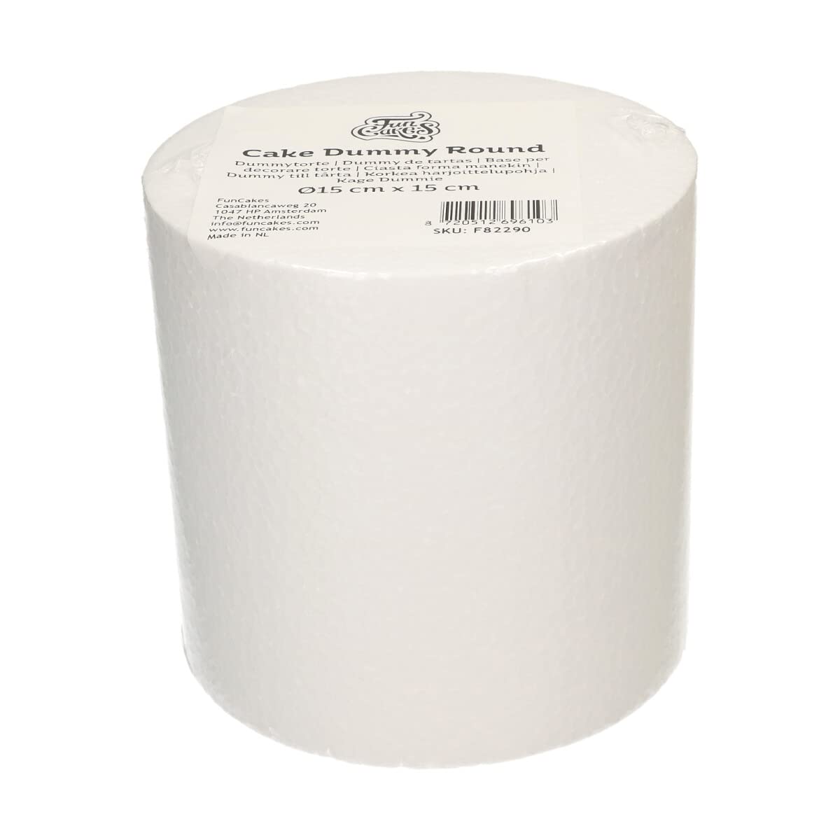 funcakes-cake-dummy-round-styropor-torte-rund-15-cm image 1