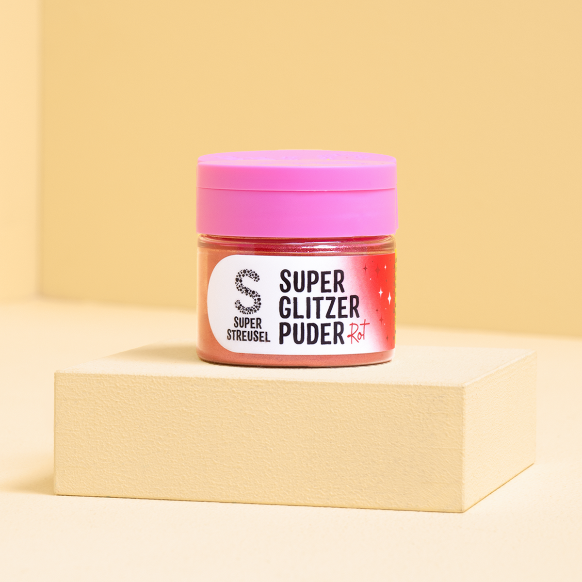 super-streusel-superglitzerpuder-rot-essbares-glitzerpuder image 1
