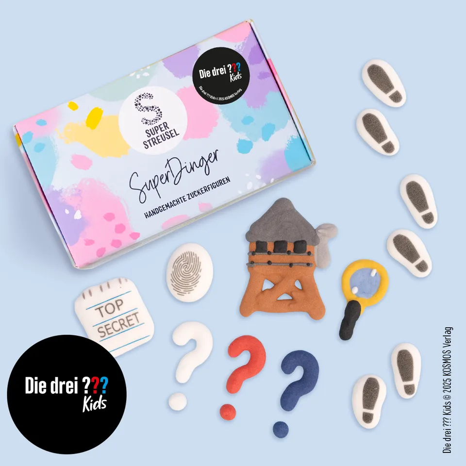 super-streusel-superdinger-die-drei-kids-zuckerfiguren image 1