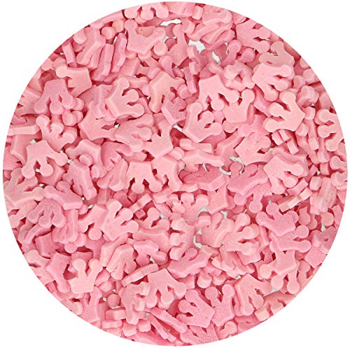funcakes-sprinkles-crowns-pink-zuckerstreusel-kronen-45-g image 4