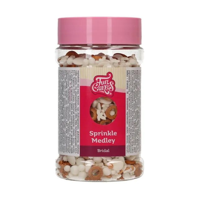 funcakes-sprinkle-medley-bridal-hochzeit-zuckerstreusel-180-g image 1