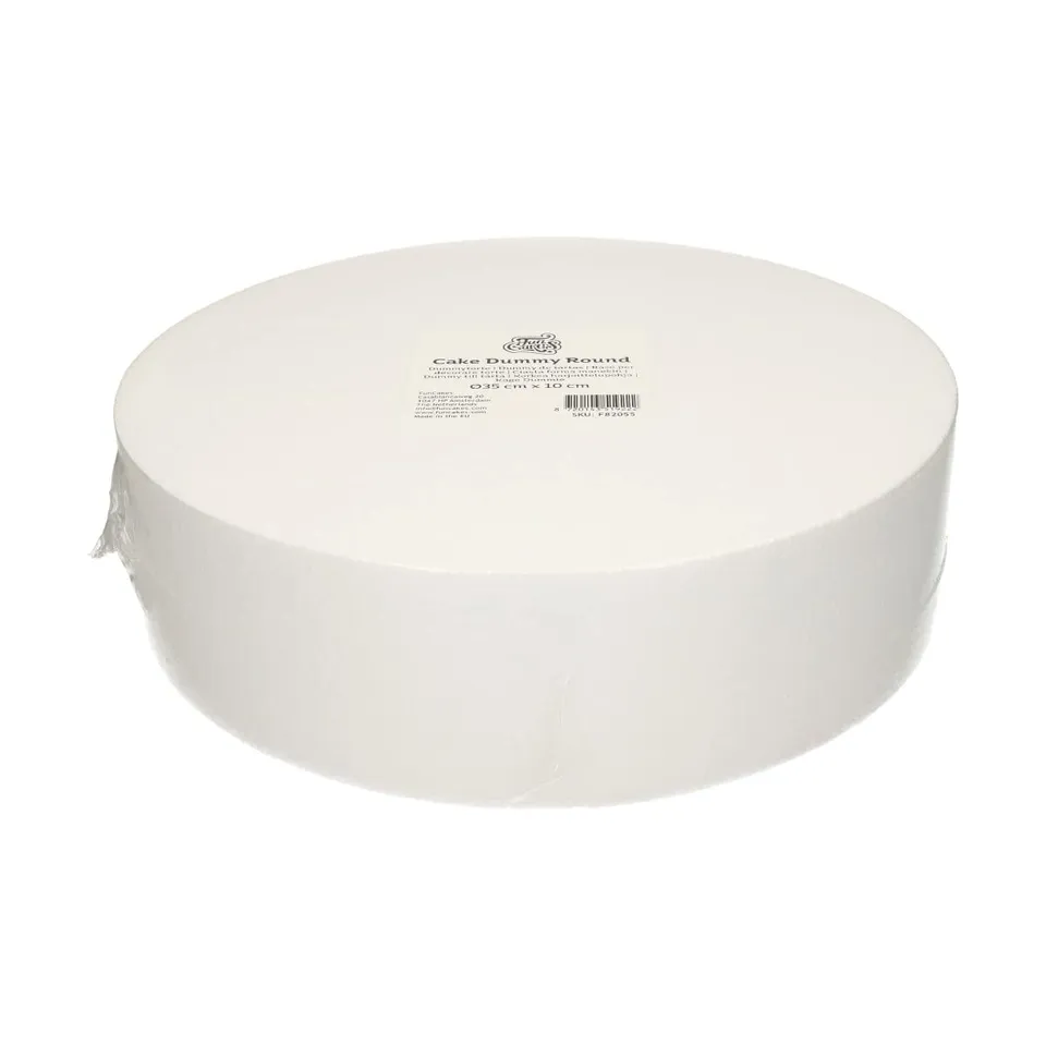 funcakes-cake-dummy-round-35x10-cm-styropor-torte-rund image 1
