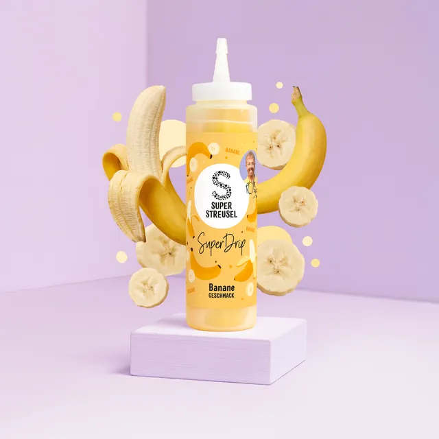 super-streusel-superdrip-banane-gelbe-kuchenglasur-mit-bananengeschmack image 1