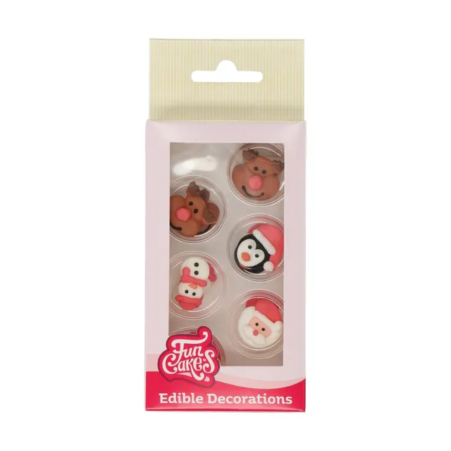 funcakes-sugar-decorations-zuckerfiguren-christmas-12-st-ck image 1