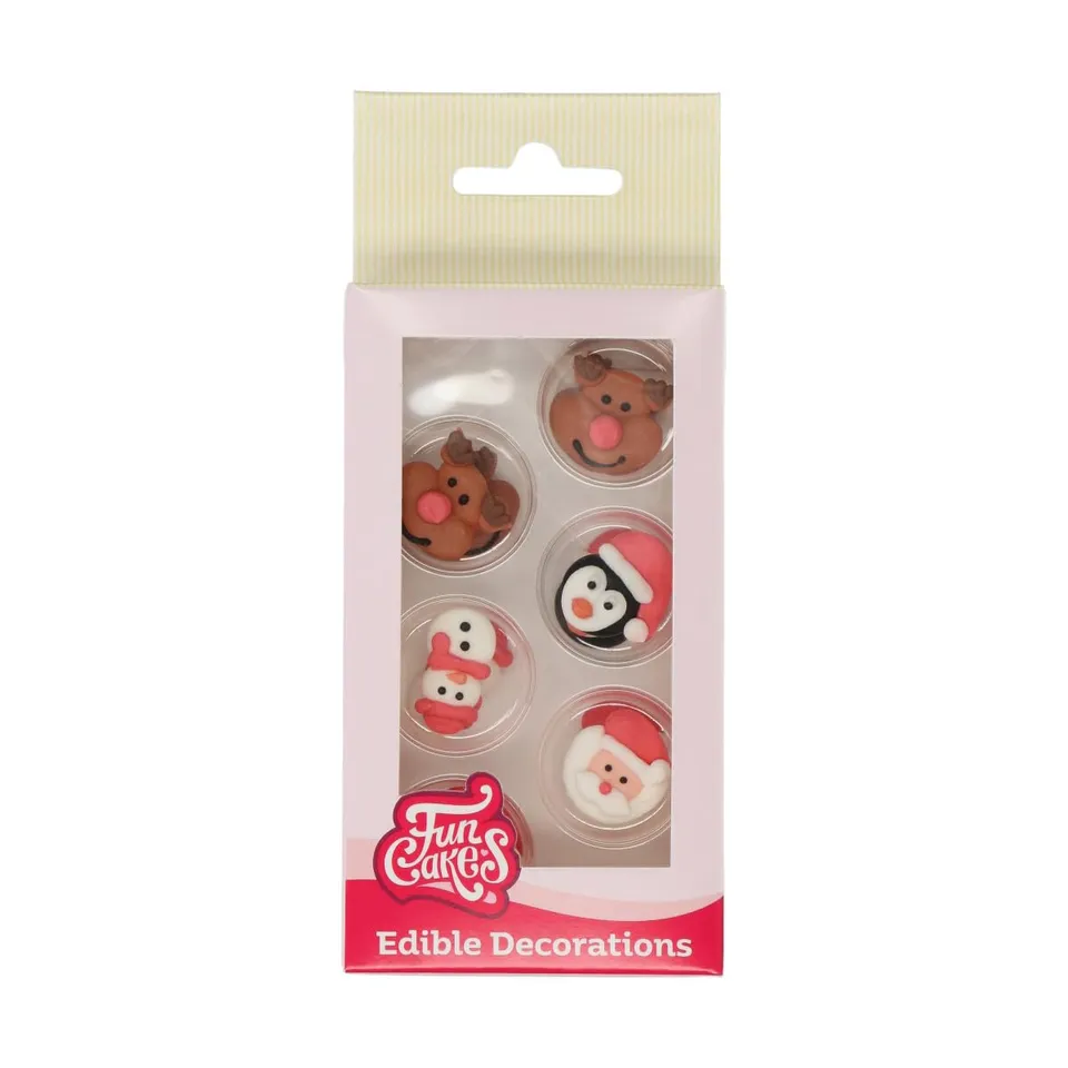 funcakes-sugar-decorations-zuckerfiguren-christmas-12-st-ck image 1