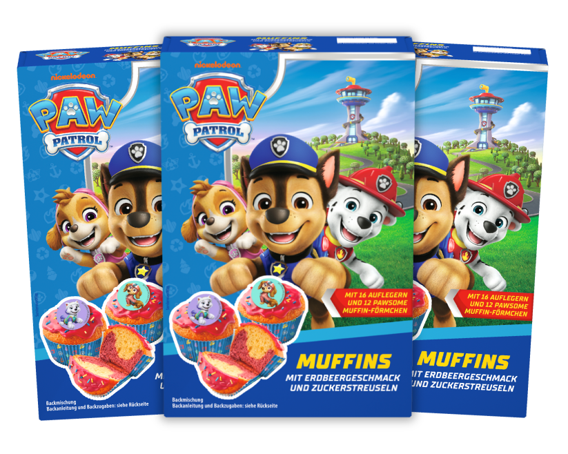 ruf-paw-patrol-muffins-backmischung-set-orange-3-st-ck image 1