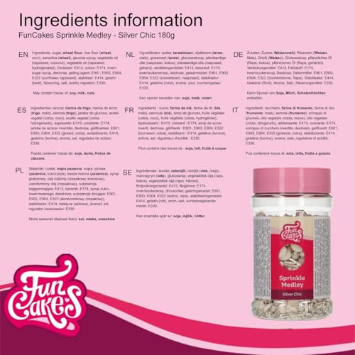 funcakes-sprinkle-medley-silver-chic-zuckerstreusel-180-g image 7