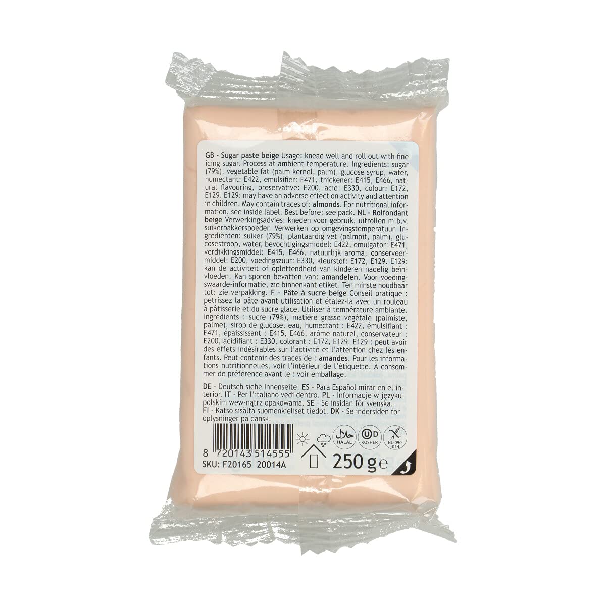 funcakes-rollfondant-natural-beige-sugar-paste-250-g image 2