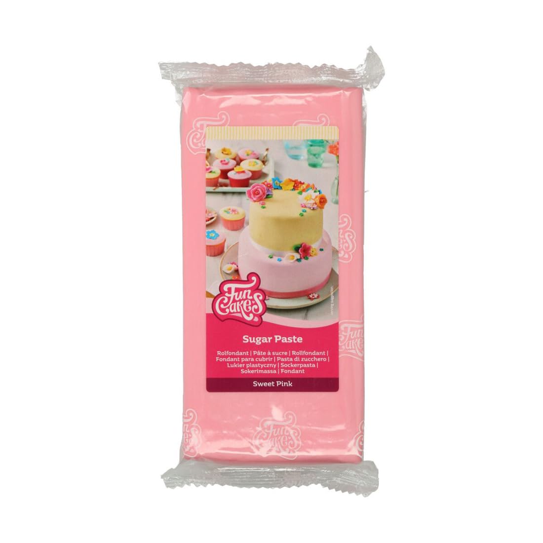 funcakes-rollfondant-sugar-paste-sweet-pink-1-kg image 1