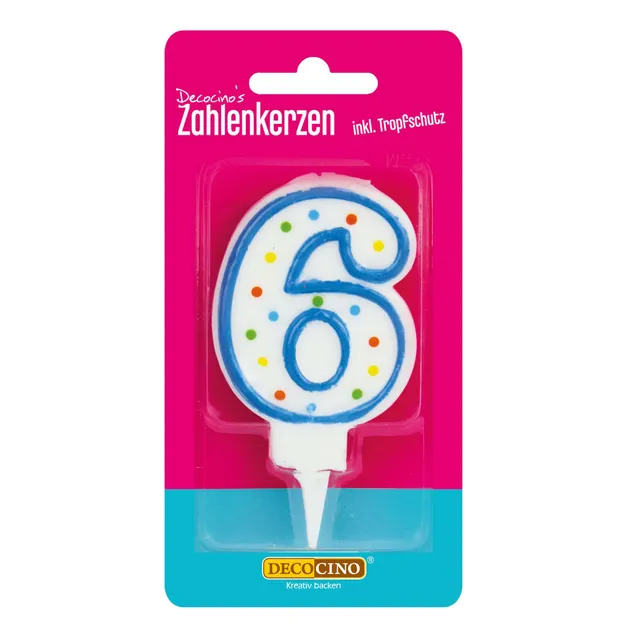 decocino-zahlenkerze-6-geburtstagskerze-f-r-kuchen-und-torten image 1