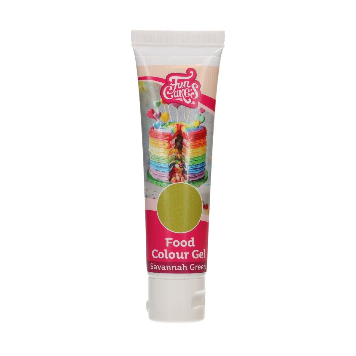 funcakes-food-colour-gel-savanne-gr-n-30-g-hochkonzentrierte-lebensmittelfarbe image 1