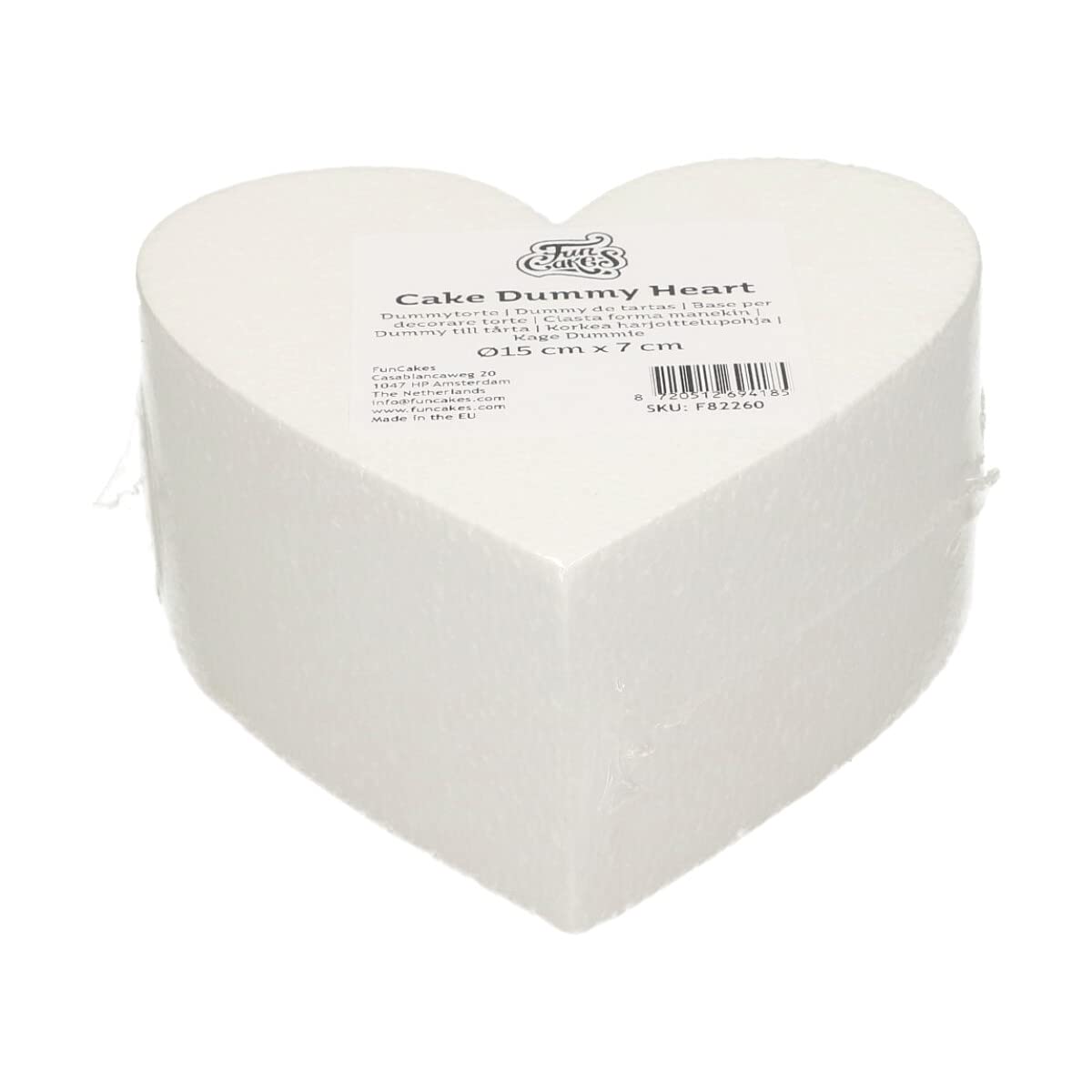 funcakes-cake-dummy-heart-styropor-torte-15x7-cm-2-st-ck image 1