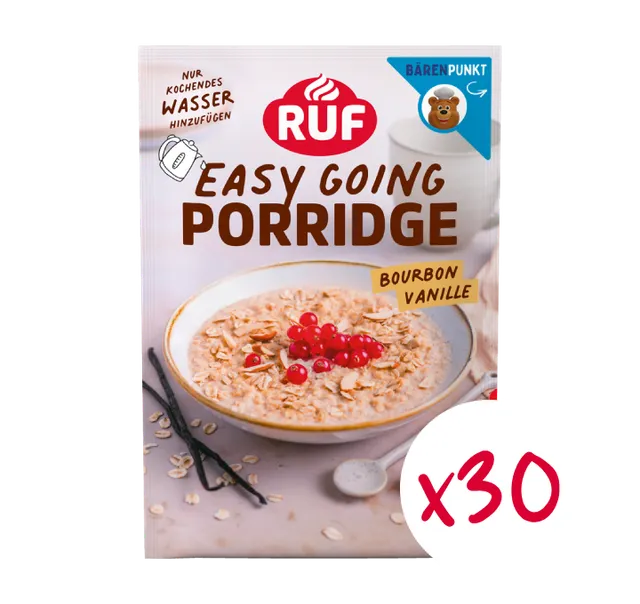 ruf-monats-vorrat-porridge-bourbon-vanille-30-portionen-haferbrei image 1