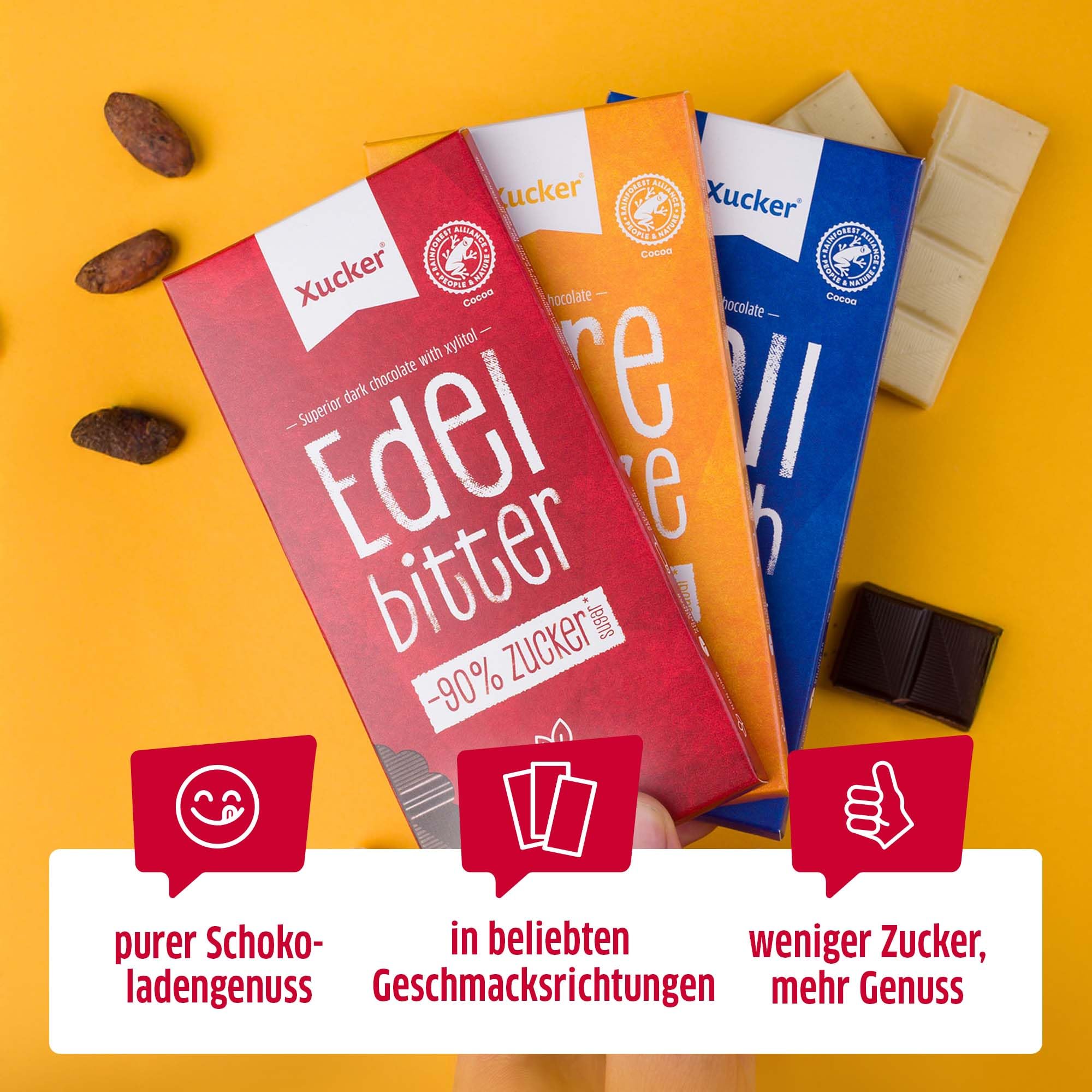 xucker-schokolade-mit-xylit-klassik-mix-no-added-sugar-3x80g image 8