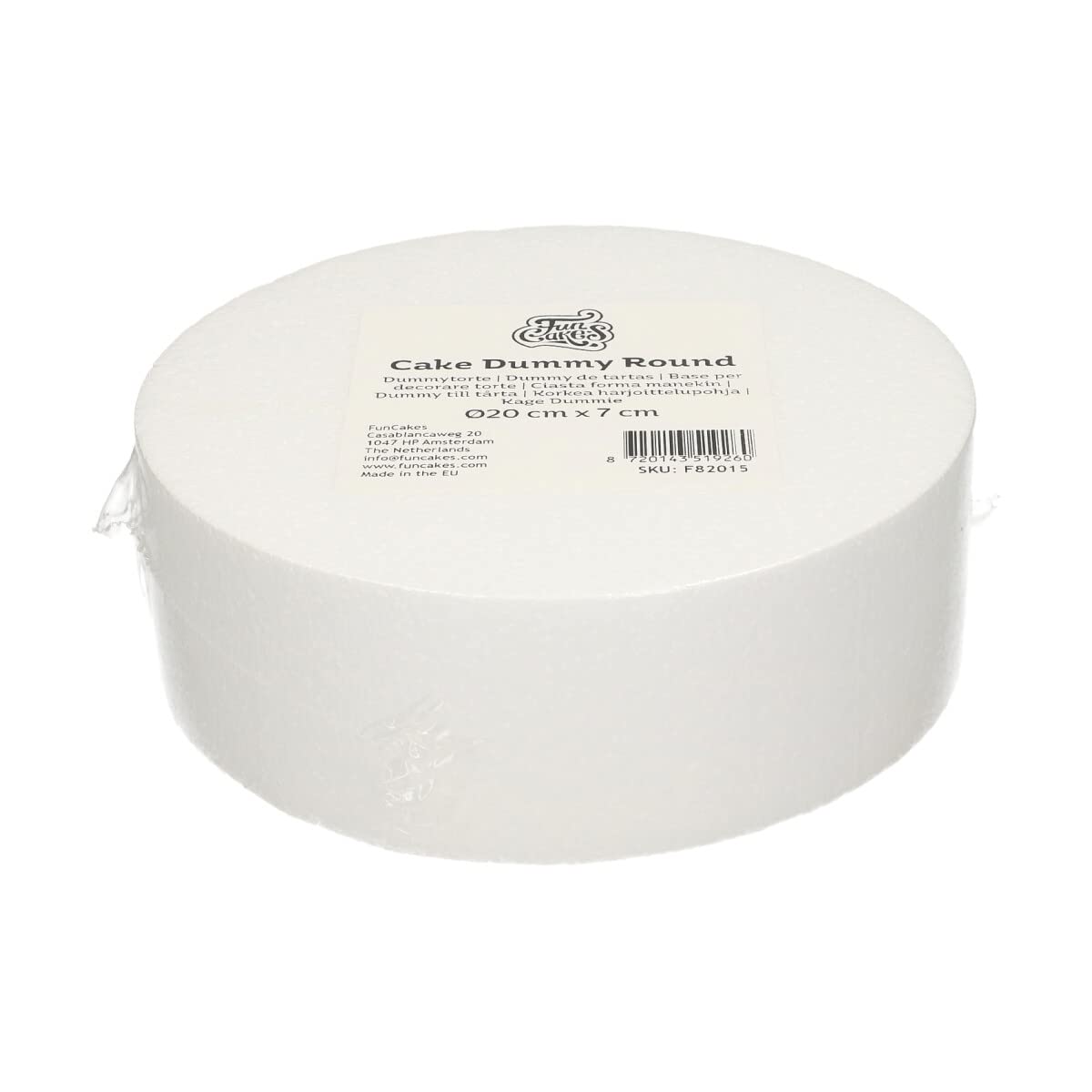 funcakes-cake-dummy-rund-20-cm-x-7-cm-wei image 1