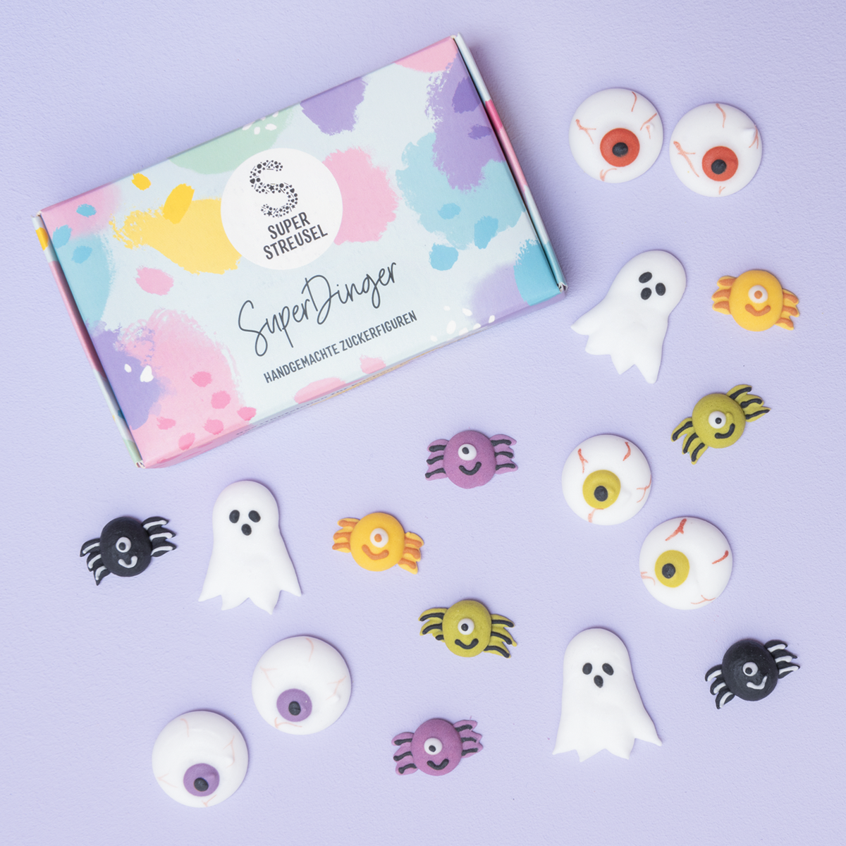 super-streusel-superdinger-huhuhuhu-halloween-zuckerfiguren-set image 1