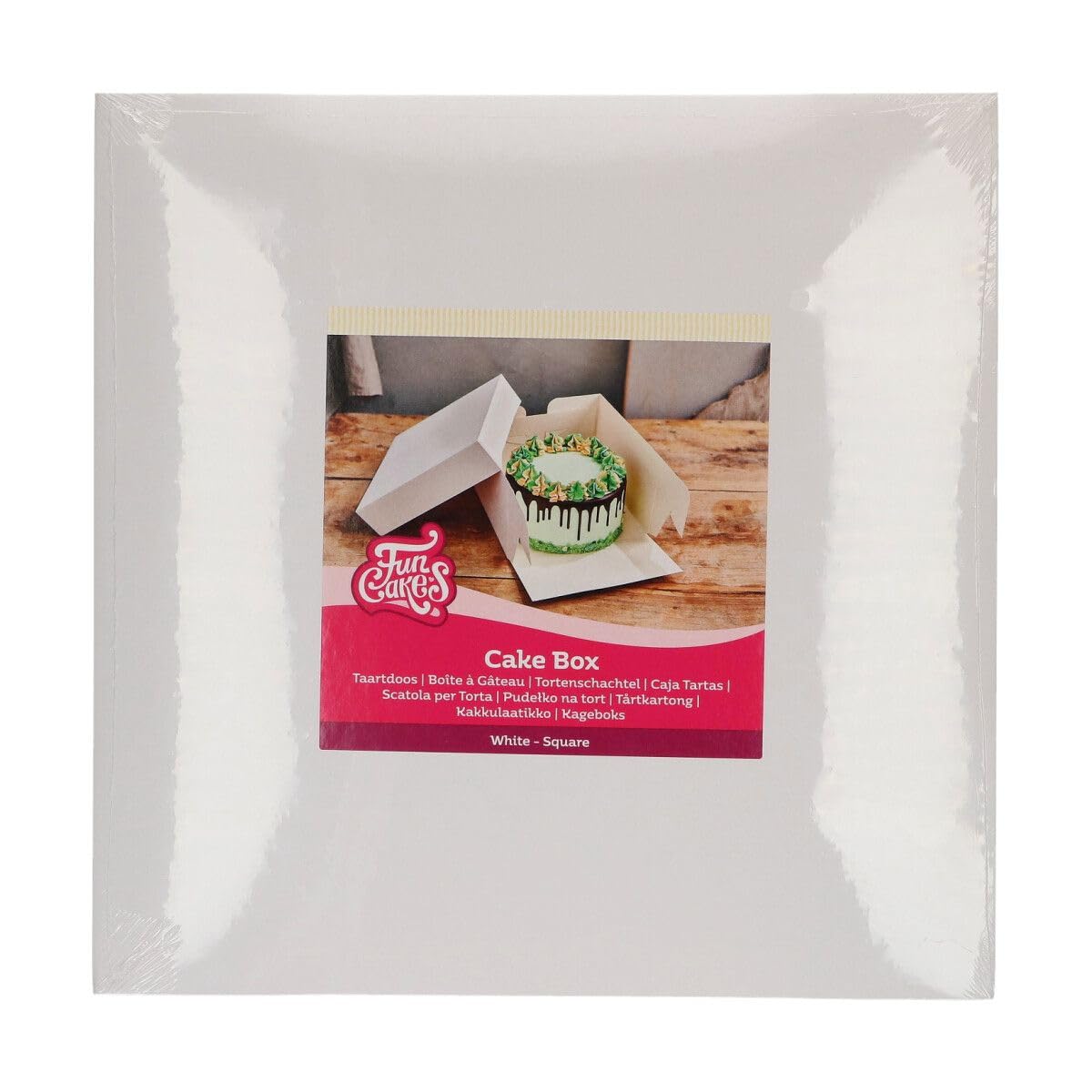 funcakes-cake-box-tortenkarton-mit-deckel-25x25x8-cm-25-st-ck image 1